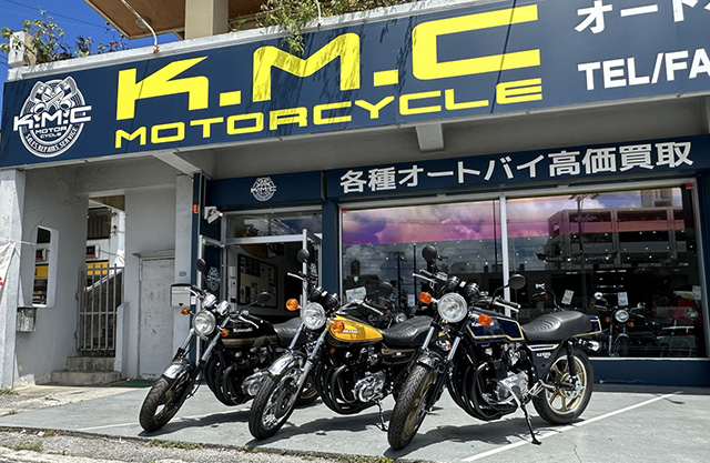 K.M.C 沖縄店では旧車のレンタルバイクもやってます！