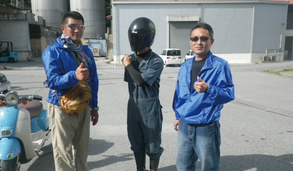 フルフェイスさんの憧れのバイクはホンダ ジョルノ