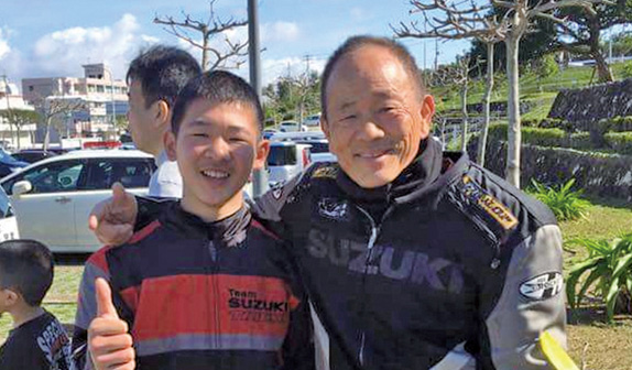 松田さんの憧れのバイクはスズキ GSX-S1000