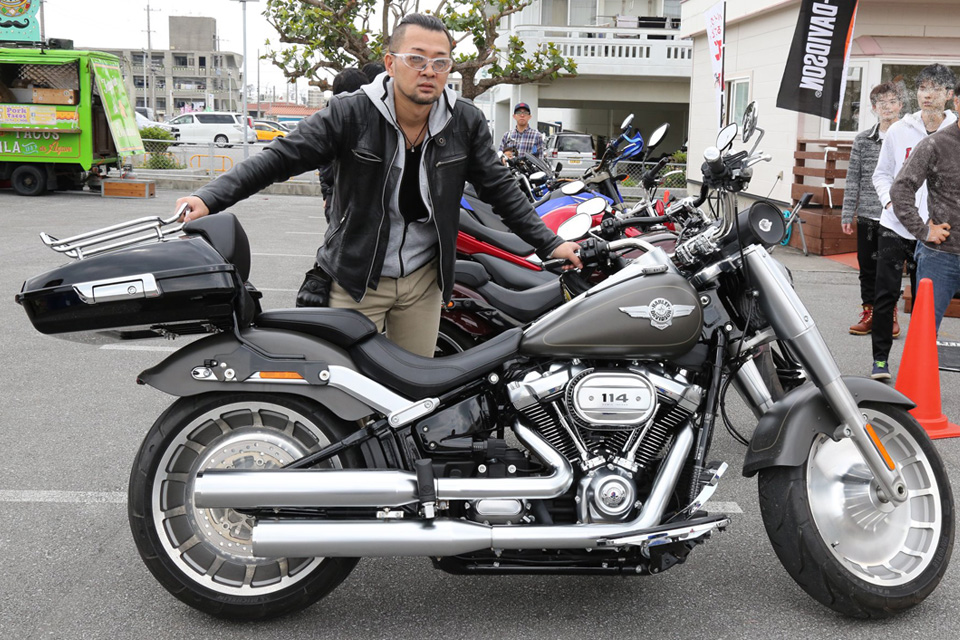 沖縄のライダー「前田さん」のバイク紹介