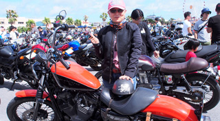 ちか姉さんの愛車ハーレーダビッドソン ＸＬ１２００Ｎ　ナイトスター