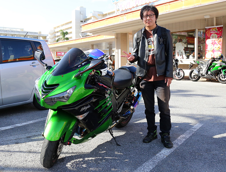 沖縄のライダー「とっしーさん」のバイク紹介