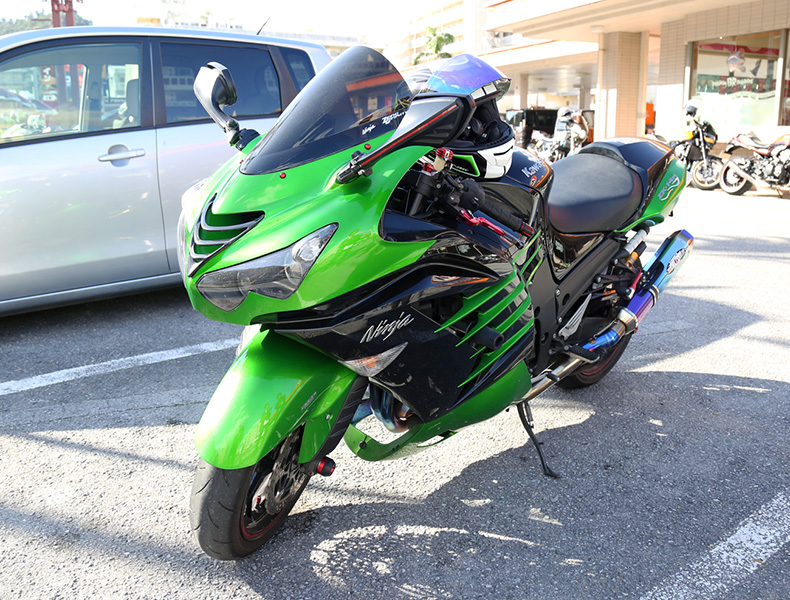沖縄のライダー「とっしーさん」のバイク紹介