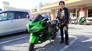 沖縄のライダー「とっしーさん」のバイク紹介