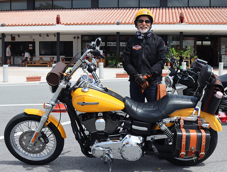 沖縄のライダー「イエローさん」のバイク紹介