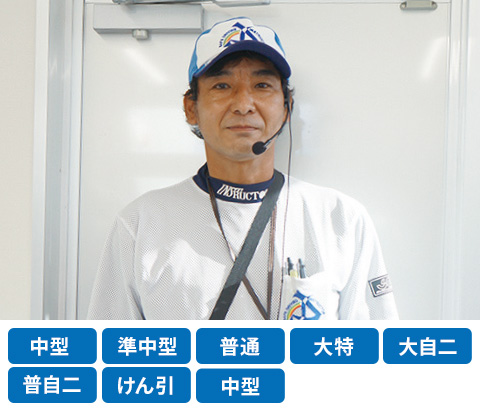 二輪主任・技能検定員：湧稲国 直樹