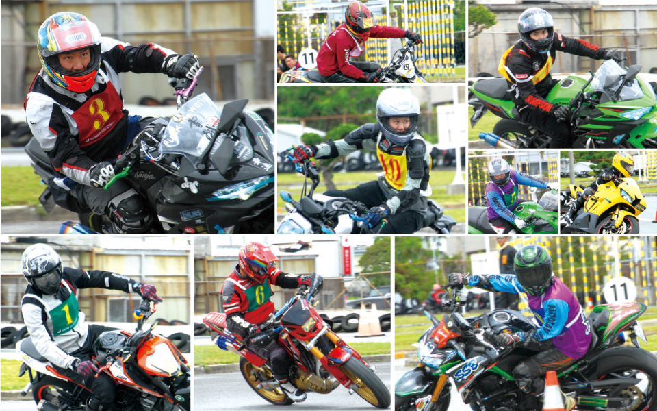 2024年 沖縄バイクジムカーナ 第4戦の様子