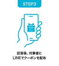 「アンケートに回答する」ボタンをタップします。※外部サイトに移動します